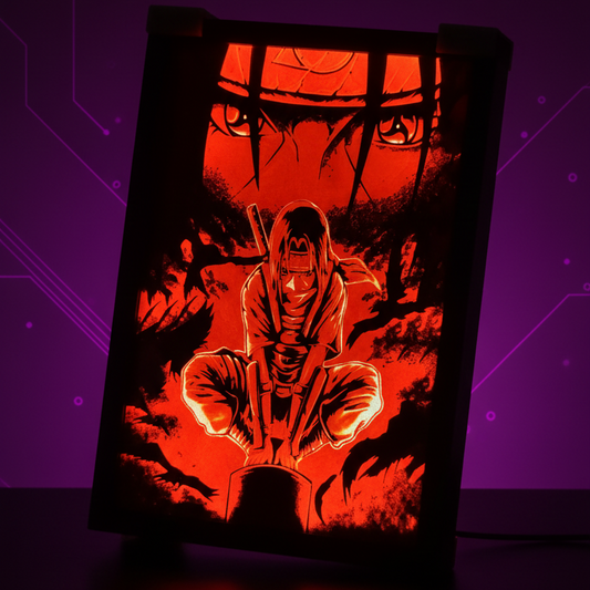ITACHI UCHIHA - NARUTO Φωτιζόμενη Κορνίζα | 3DPrintica Exclusive