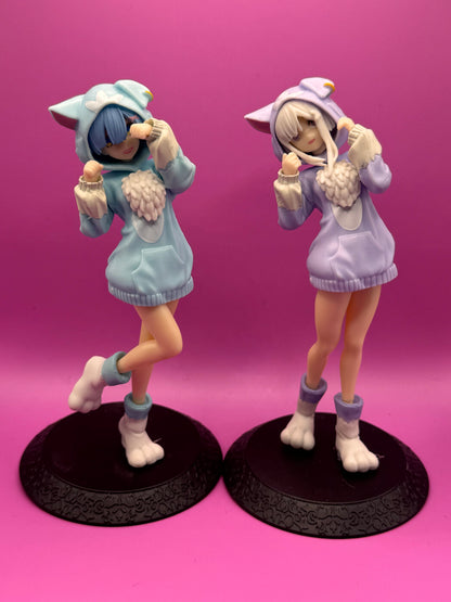 Rem & Emilia (Re:Zero) – 13cm Official Collectible Figures | 3DPrintica
