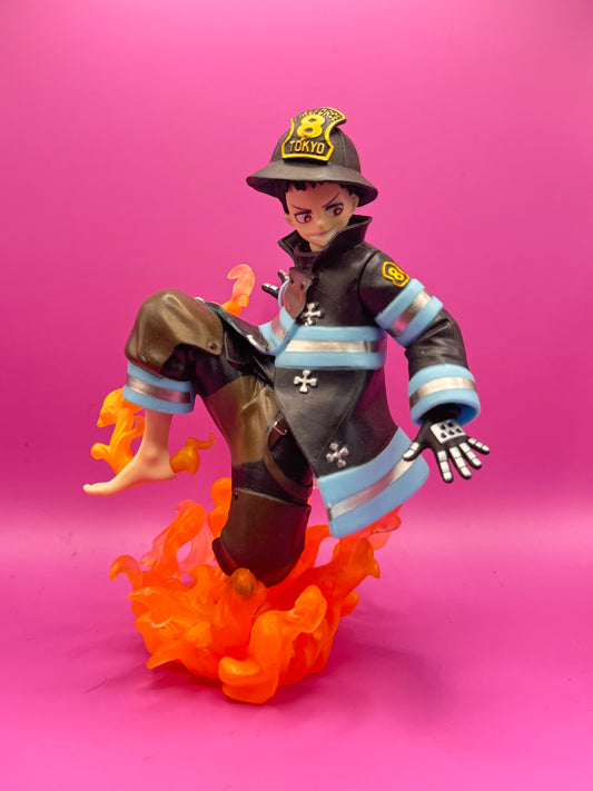 Shinra Kusakabe (Fire Force) – 13cm Official Figure with Flame Effects | 3DPrintica