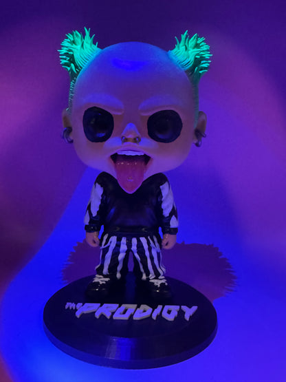 KEITH FLINT (THE PRODIGY) - 3DPrintica Exclusive Statue | Glow in the Dark Edition