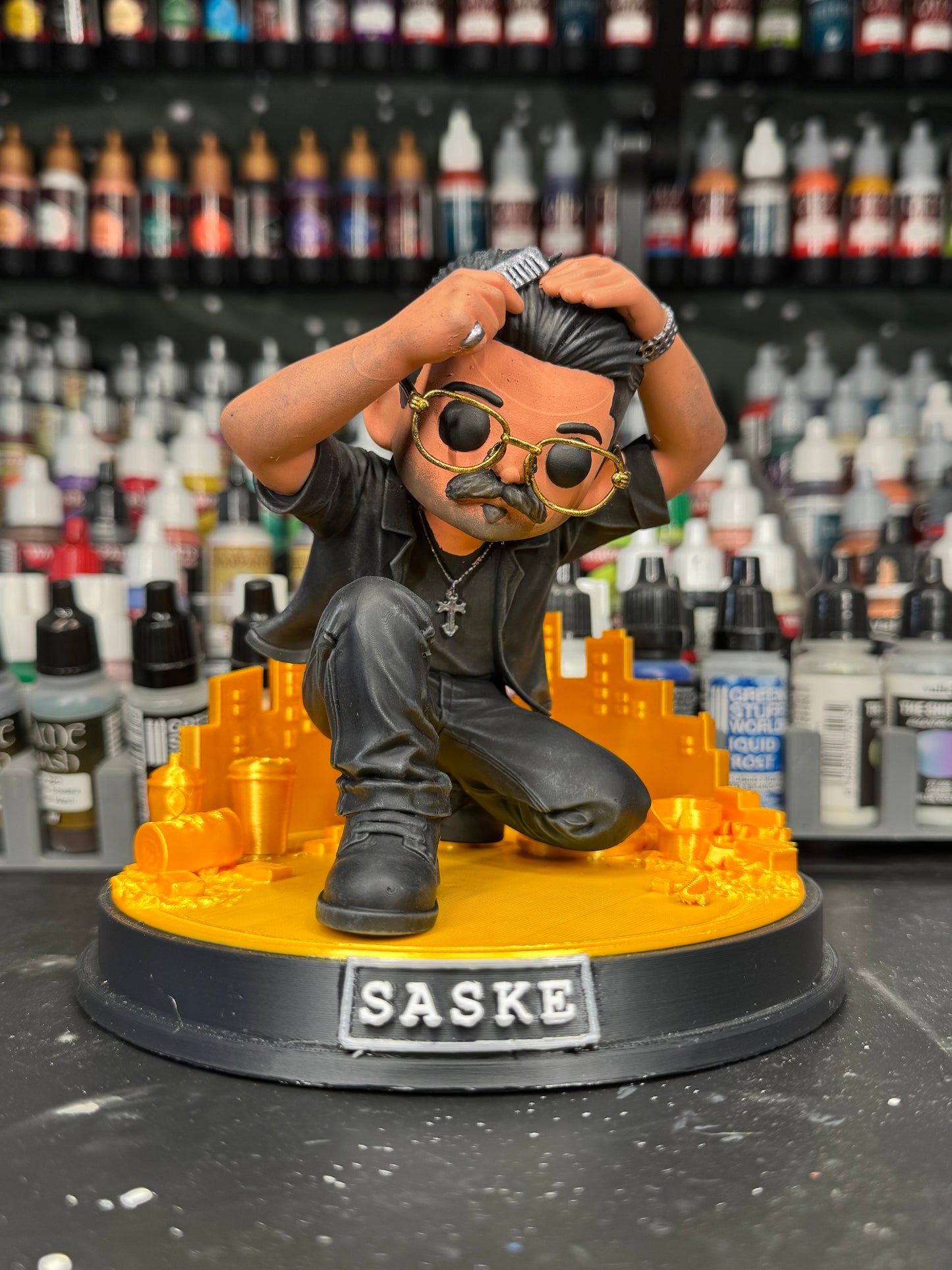 SASKE Custom Funko-Style Figure | 3DPrintica Exclusive