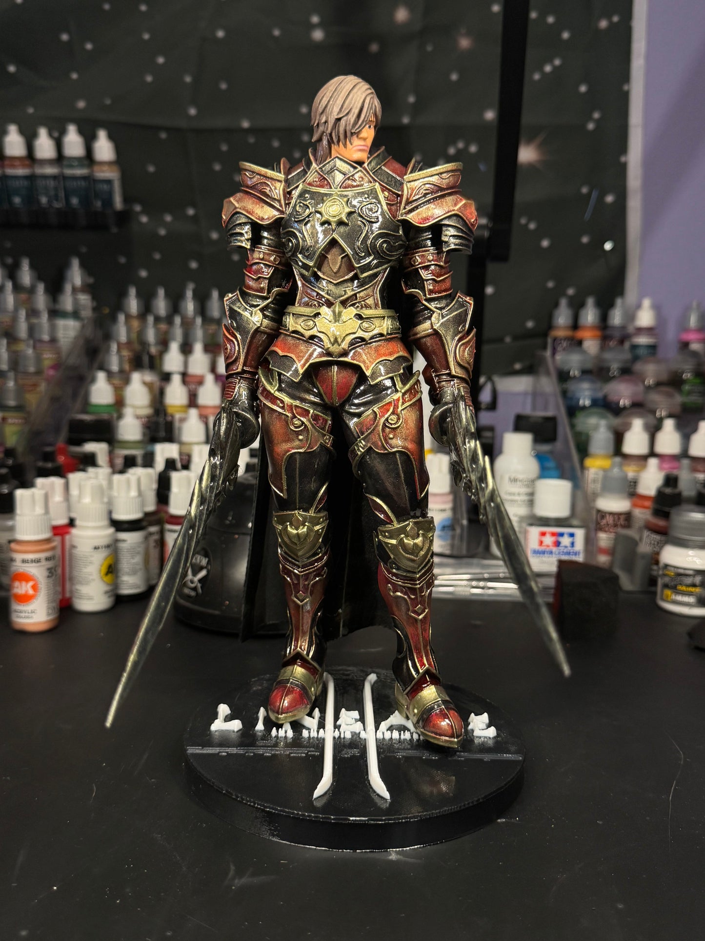 GLADIATOR "Aden's Dread Duelist" Hand-Painted Statue 25cm | Lineage II Nostalgia Collection