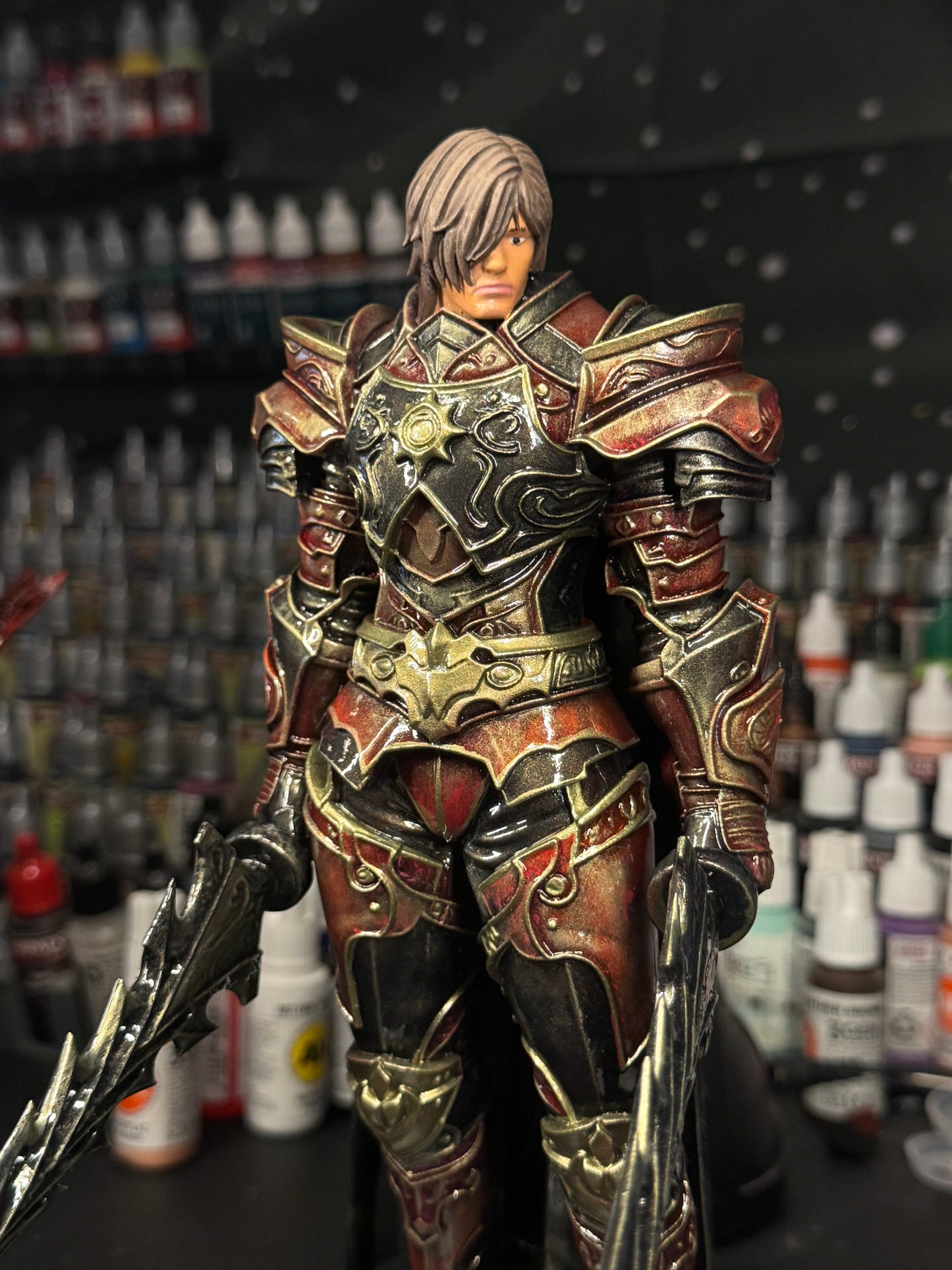 GLADIATOR "Aden's Dread Duelist" Hand-Painted Statue 25cm | Lineage II Nostalgia Collection