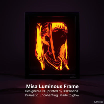 Misa • Death Note — Luminous Art Φωτιζόμενη Κορνίζα
