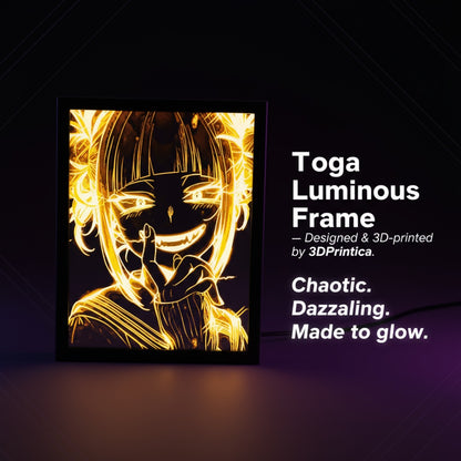 Himiko Toga • My Hero Academia — Luminous Art LED Frame