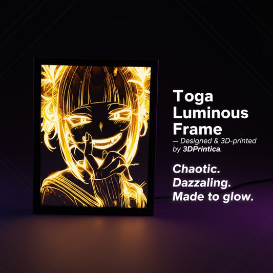 TOGA - MY HERO ACADEMIA Φωτιζόμενη Κορνίζα | 3DPrintica Exclusive