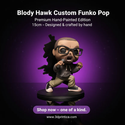 BLOODY HAWK Custom Funko-Style Figure | 3DPrintica Exclusive