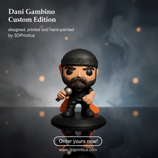 Dani Gambino Custom Funko-Style Figure | 3DPrintica Exclusive