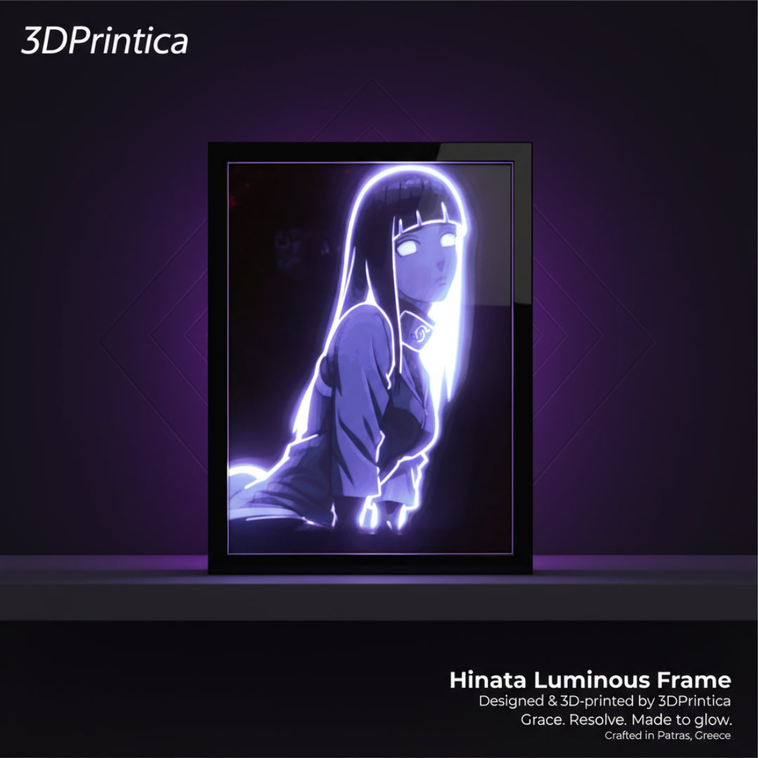 HINATA - NARUTO Φωτιζόμενη Κορνίζα | 3DPrintica Exclusive