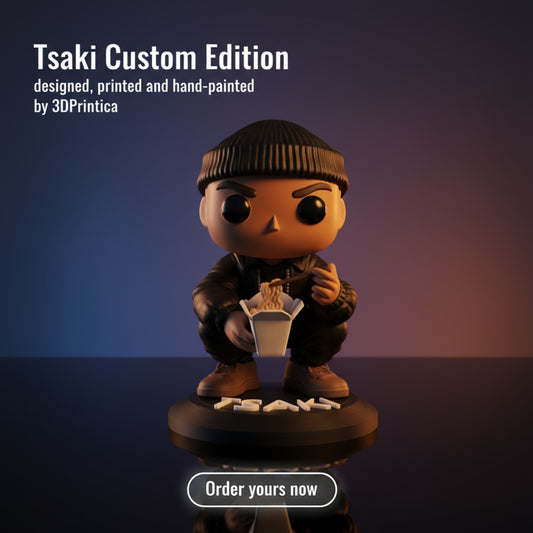 TSAKI Custom Funko-Style Figure | 3DPrintica Exclusive