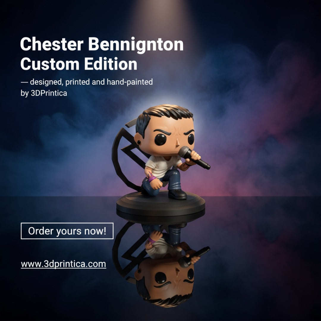 Chester Bennington – Funko-Style Figure | 3DPrintica Exclusive