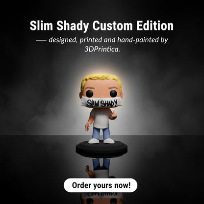 Eminem Custom Funko-Style Figure | 3DPrintica Exclusive