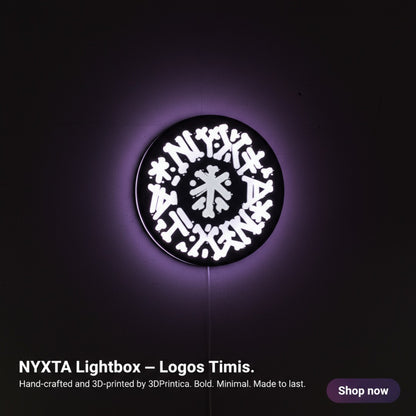 NYXTA - LOGOS TIMIS — LED Lightbox
