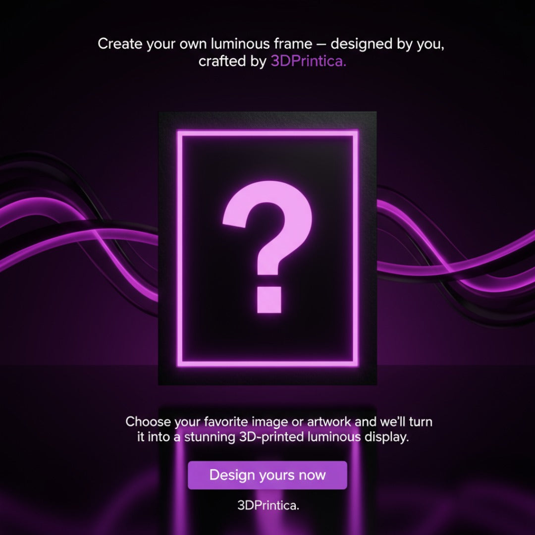 Φτιάξε το Δικό σου Luminous Frame – Custom 3DPrintica