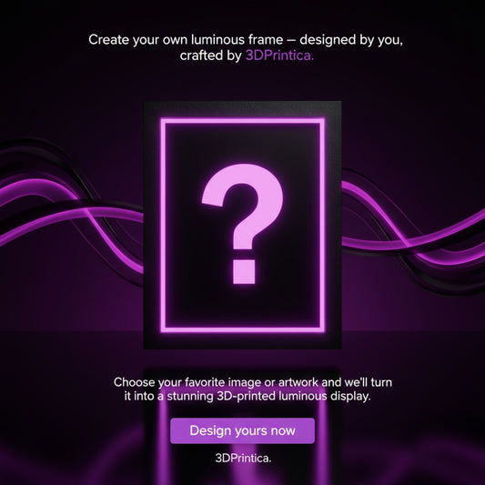 Φτιάξε το Δικό σου Luminous Frame – Custom 3DPrintica