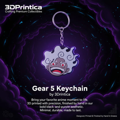 LUFFY - GEAR 5 — Μπρελόκ 3D Εκτύπωσης