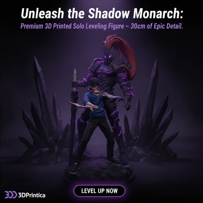 Shadow Monarch • Solo Leveling — Hand-Painted Figure • 30 cm