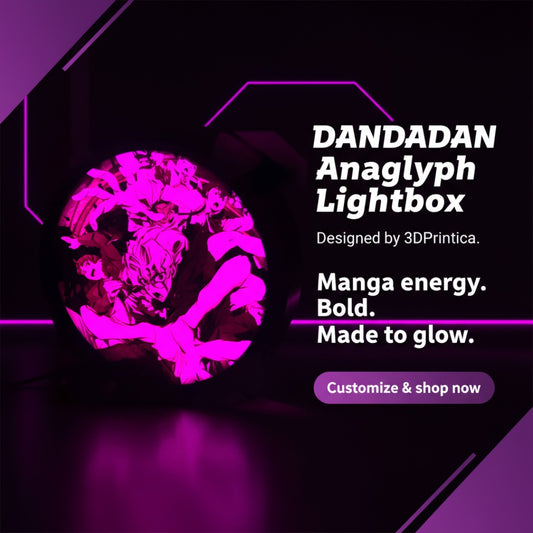 DANDADAN Anaglyph Lightbox | 3DPrintica