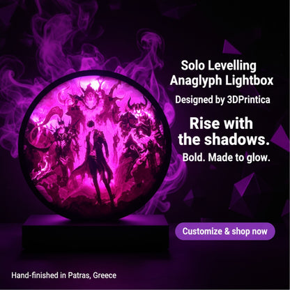 SOLO LEVELING — Relief LED Lightbox