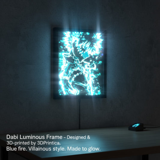 DABI - MY HERO ACADEMIA Φωτιζόμενη Κορνίζα | 3DPrintica Exclusive