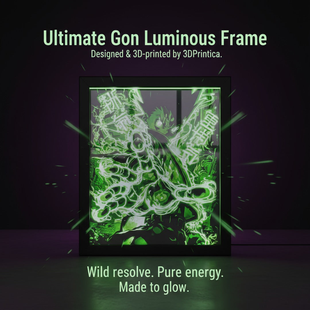 ULTIMATE GON - HUNTER X HUNTER Φωτιζόμενη Κορνίζα | 3DPrintica Exclusive