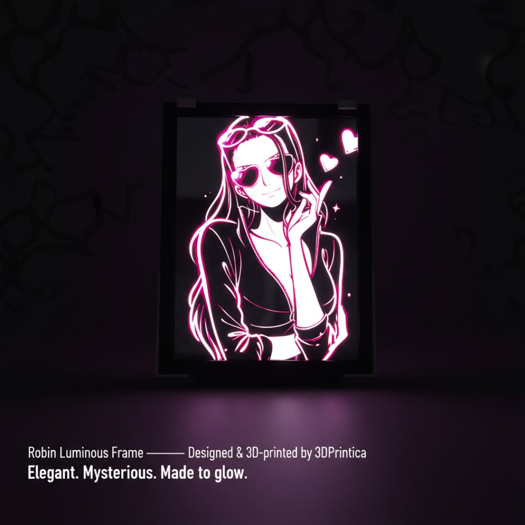 ROBIN - ONE PIECE Φωτιζόμενη Κορνίζα | 3DPrintica Exclusive