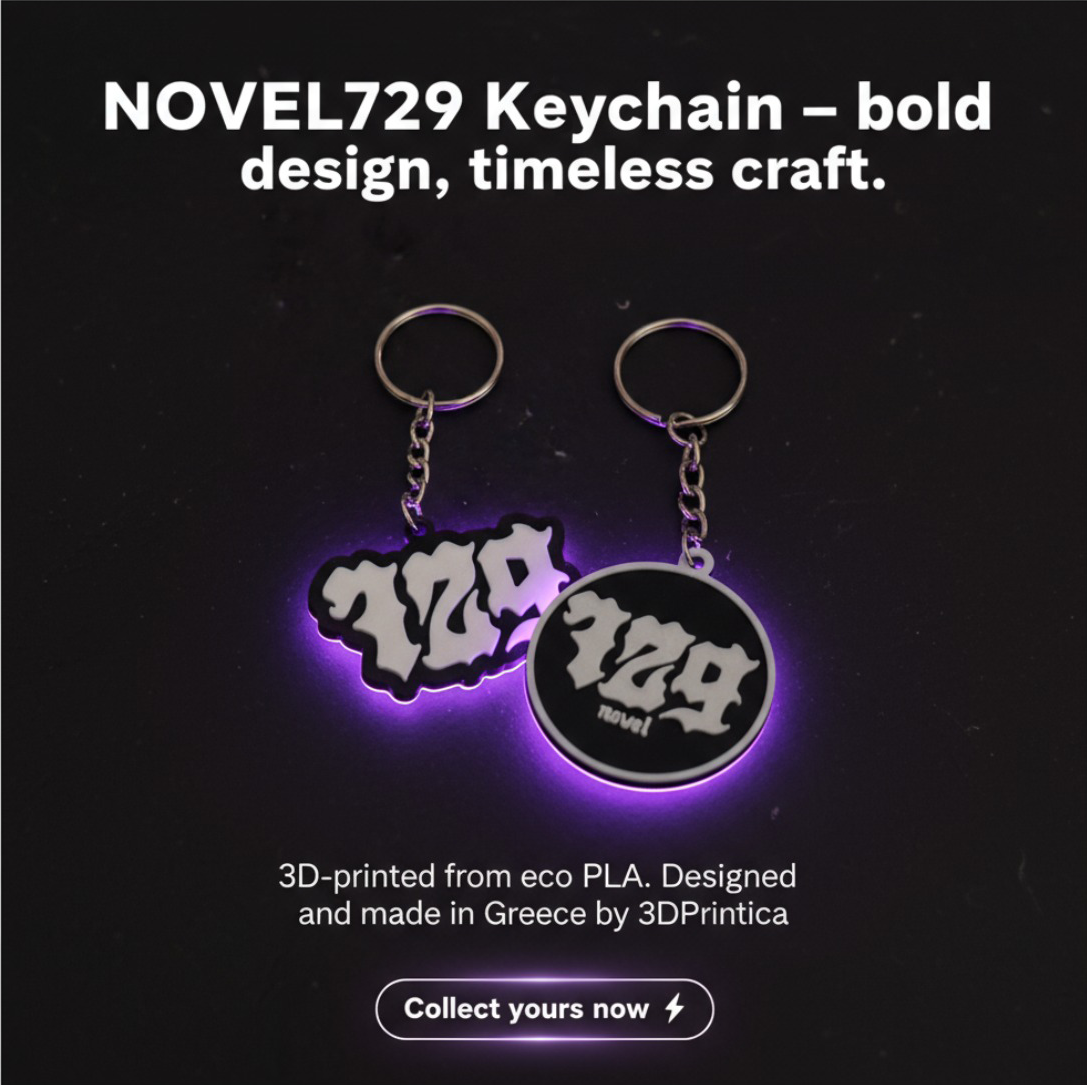 Μπρελόκ NOVEL729 | 3DPrintica