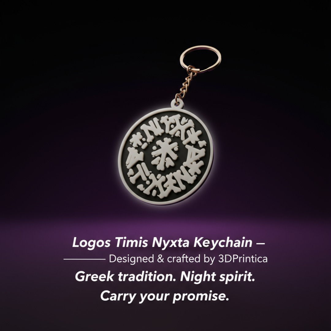 Logos Timis Members ΝΥΧΤΑ - LOGOS TIMIS Μπρελόκ | 3DPrintica