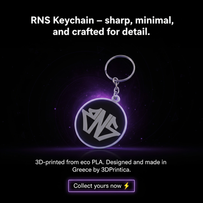 RNS — Μπρελόκ 3D Εκτύπωσης