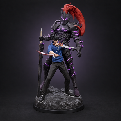 shadow-monarch — hand-painted figure / χειροποίητα βαμμένη φιγούρα